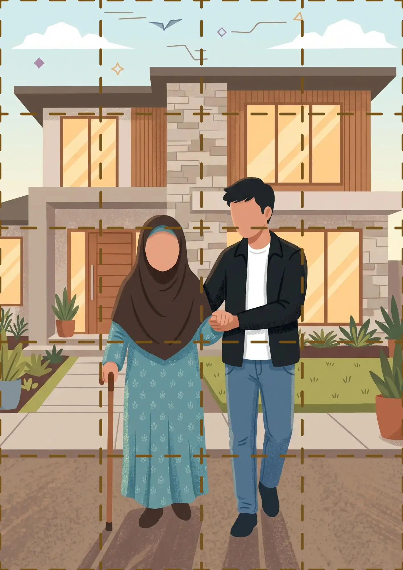 Meneladani Sunnah Nabi Berbakti Kepada Orang Tua Puzzle